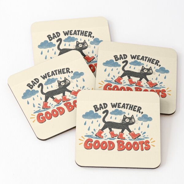 Item preview, Bad weather makes fun with a cat designed and sold by anytka.