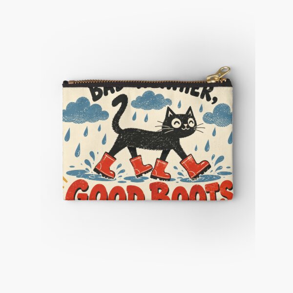 Item preview, Bad weather makes fun with a cat designed and sold by anytka.