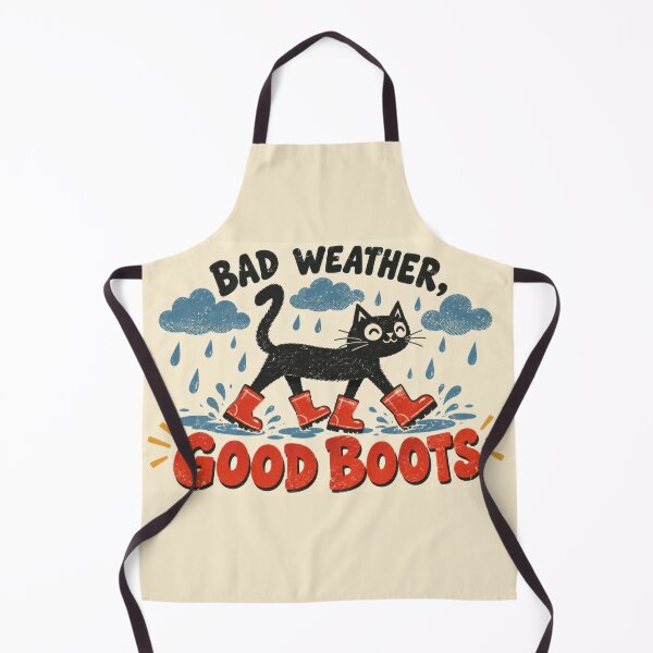 Item preview, Bad weather makes fun with a cat designed and sold by anytka.