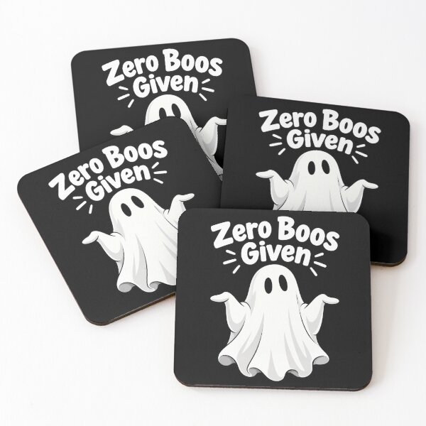 Item preview, Funny Halloween Ghost Zero Boos Given designed and sold by ROUX-ART.