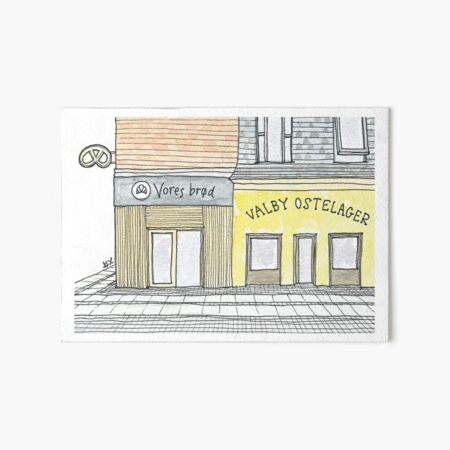 Bread & Cheese | Brød og Ost Art Board Print
