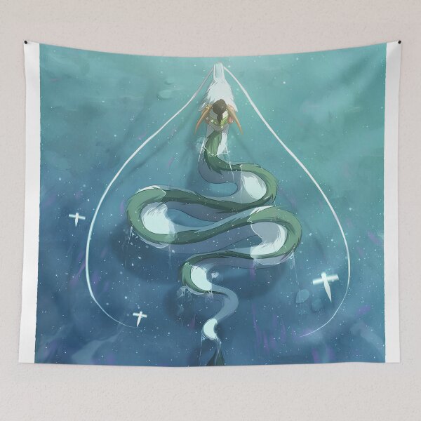 Item preview, Cute art girl [[chihiros]] -%[ghiblis]%- flying on ocean aways  designed and sold by ceyart00.