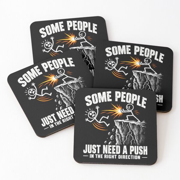 Item preview, Motivational Push Quote - Some People Need a Push designed and sold by ROUX-ART.