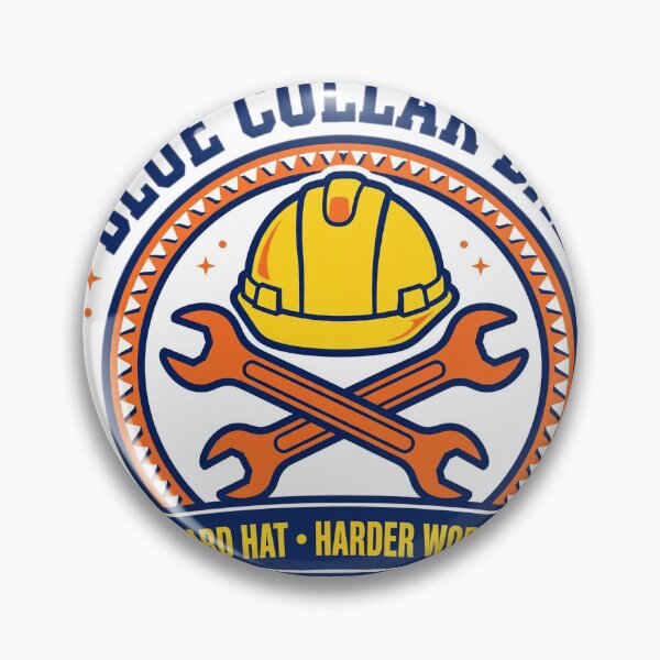 Item preview, Blue Collar Dad Hard Hat Harder Worker Shirt designed and sold by Gurrteg.