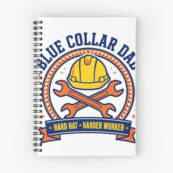 Item preview, Blue Collar Dad Hard Hat Harder Worker Shirt designed and sold by Gurrteg.