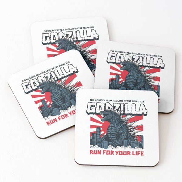 Item preview, Godzilla Run For Your Life Japanese Kaiju Monster designed and sold by thefirstbroo.