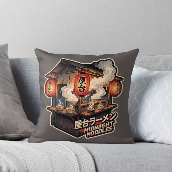 Item preview, Midnight Tokyo Ramen Yatai Food Cart Sticker designed and sold by Hikariha Studio.