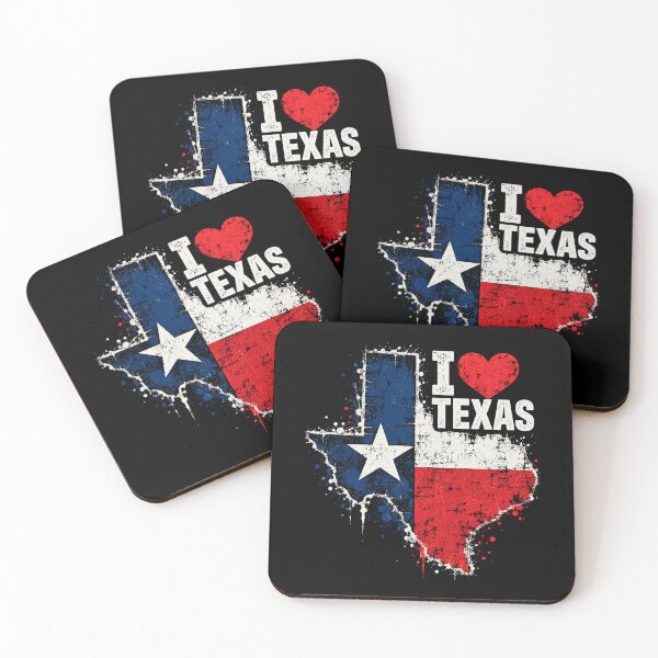 Item preview, I Love Texas Pride State Flag designed and sold by ROUX-ART.