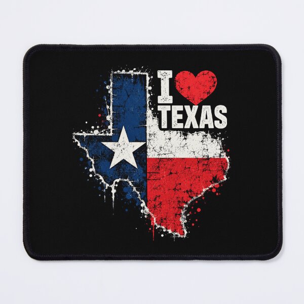 Item preview, I Love Texas Pride State Flag designed and sold by ROUX-ART.