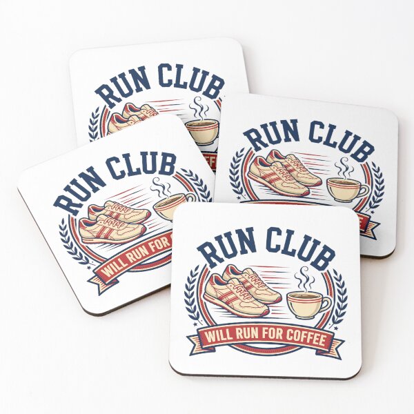 Item preview, Run Club Will Run For Coffee Shirt designed and sold by Gurrteg.