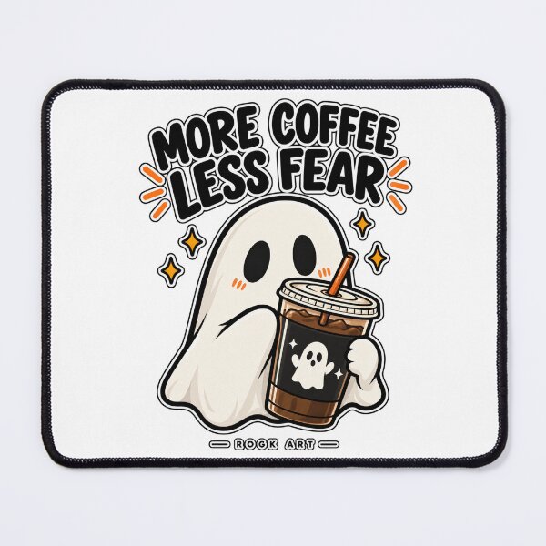 Item preview, More Coffee Less Fear designed and sold by ROGK ART.