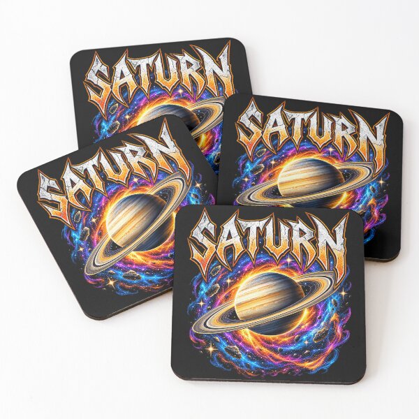 Artikelvorschau, Saturn, Planet im Sonnensystem, Weltraumwissenschaft, Planetgrafik entworfen und verkauft von InkStormPro.