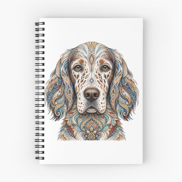 Item preview, Intricate English Setter designed and sold by PaintedbyCarol.