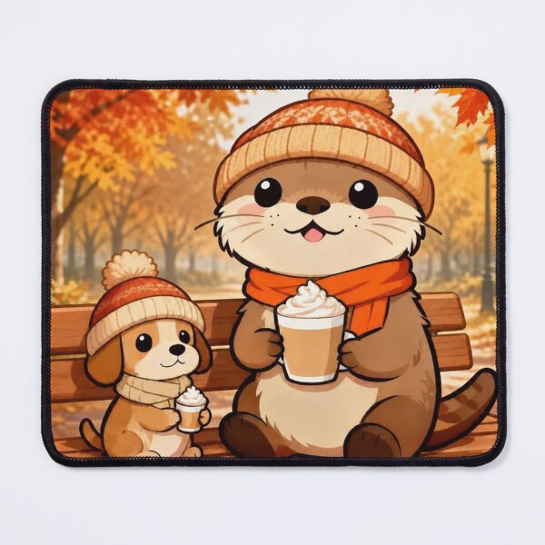 Item preview, Sea Otter and Puppy Latte Buddies designed and sold by Otterbean.
