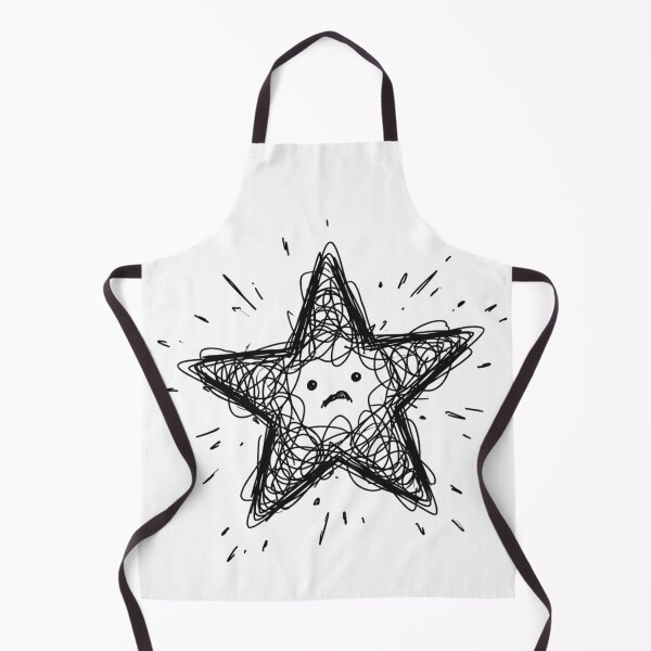 Item preview, Anxious Scribble Star Sad Tired Doodle Art designed and sold by Fine-Arts-Lab.