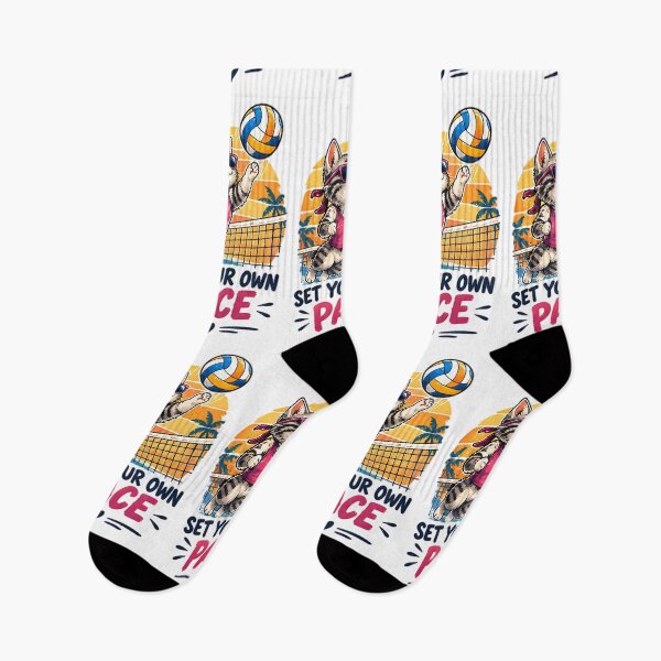 Item preview, Set Your Own Pace Beach Volleyball Cat designed and sold by Pyt27.