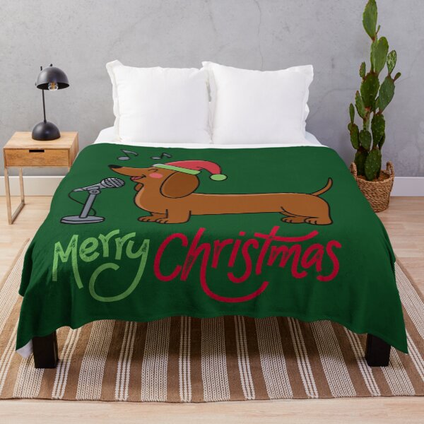 Item preview, Dachshund Merry Christmas Cute Wiener Dog designed and sold by stormk10.