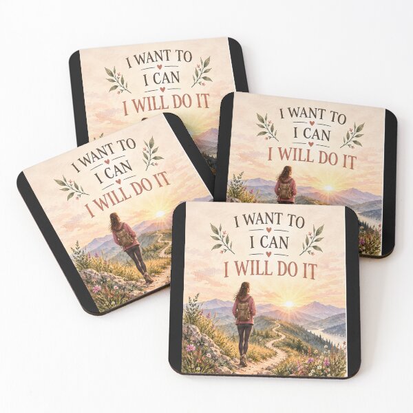 Item preview, I Want To, I Can, I Will Do It.  designed and sold by Dinasshop.