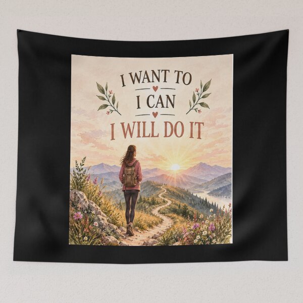 Item preview, I Want To, I Can, I Will Do It.  designed and sold by Dinasshop.