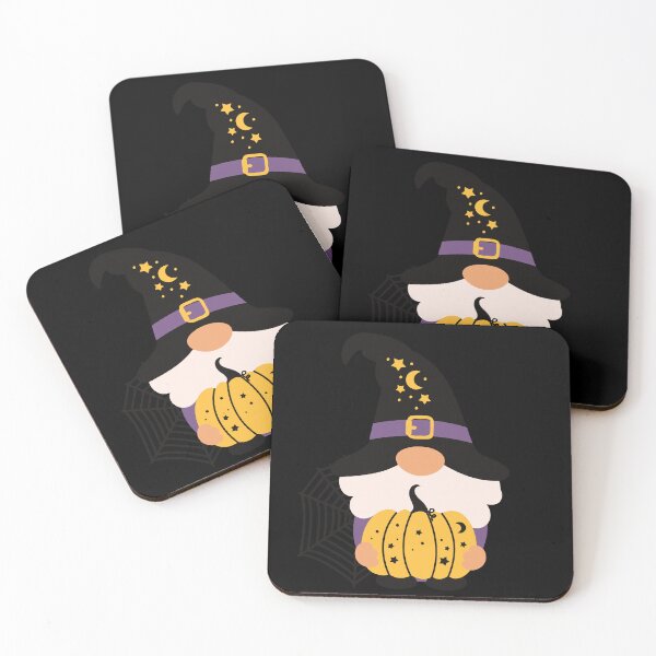 Item preview, Cute Halloween Gnome with Pumpkin Sticker | Witch Hat Spooky Fall Design designed and sold by BE-A-BRAND-.