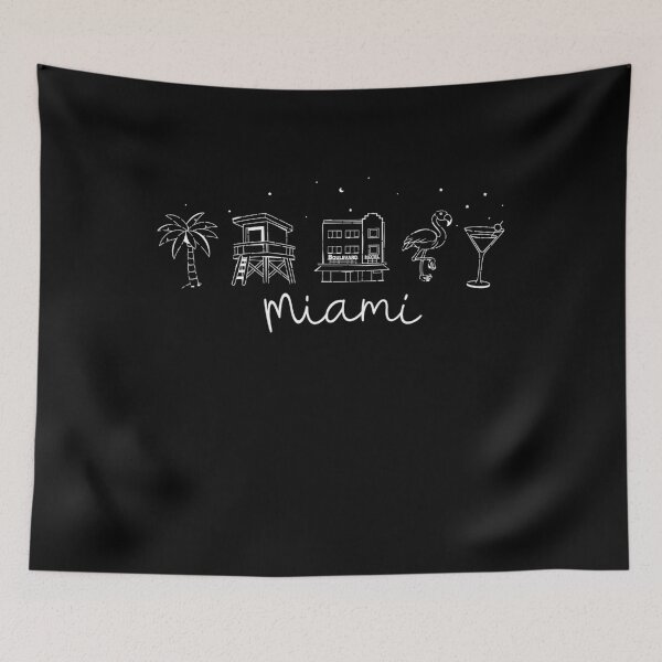 Item preview, Artistic Miami Souvenir Women Men Florida Miami designed and sold by DSWShirts.