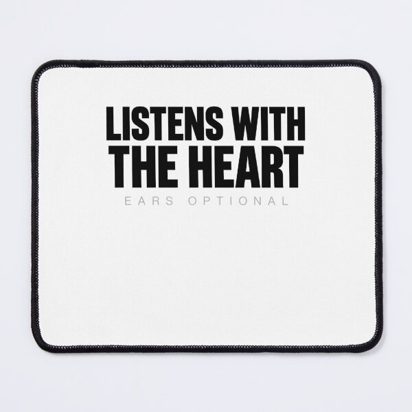 Item preview, Ears Optional Minimalist Typography designed and sold by ROUX-ART.