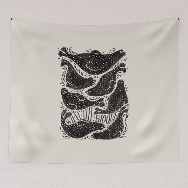 Item preview, What The Phoque - Whimsical Seal Illustration designed and sold by 0youcef0.