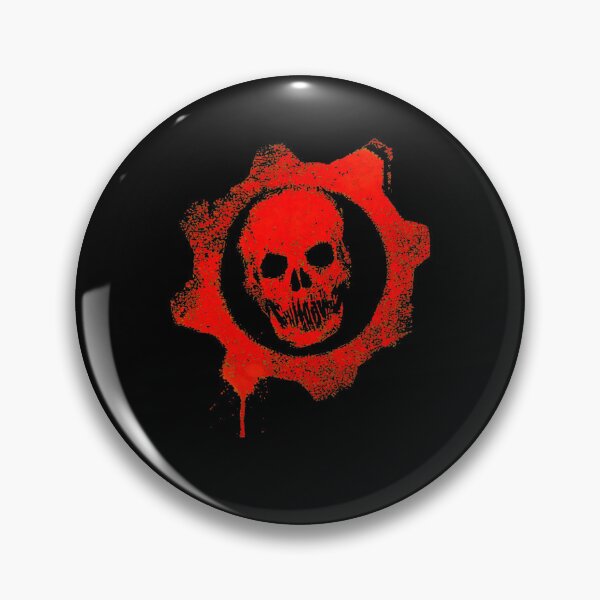 Item preview, Gears of War Skull Gear Red designed and sold by PillowPaws.