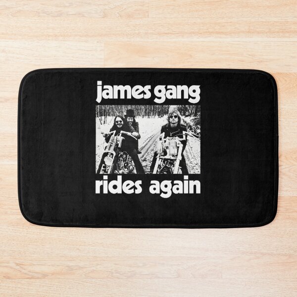 Artikelvorschau, Jamess Gang Rides Again Motorrad-Rockband entworfen und verkauft von grinbats.