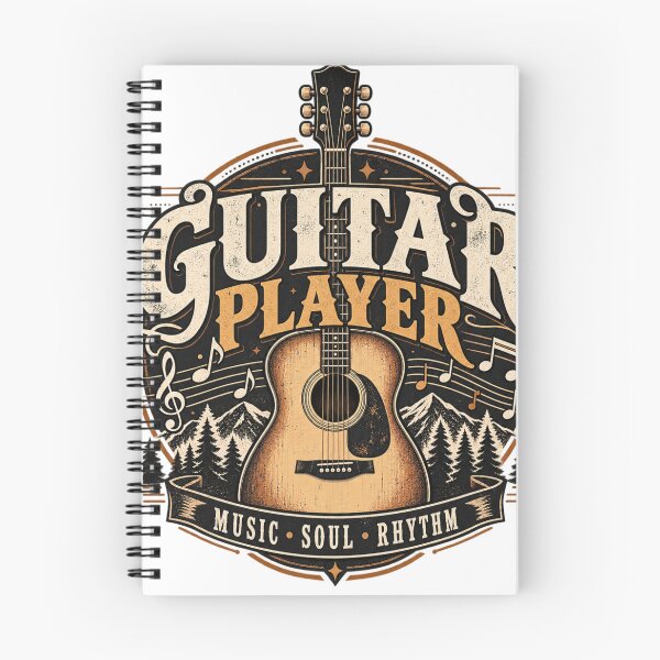 Item preview, Vintage Guitar Player Music Design designed and sold by BasicPrintStudio.