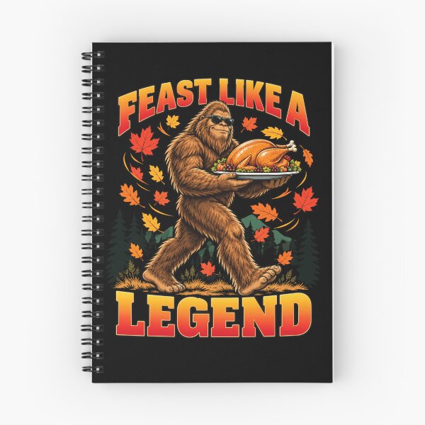 Item preview, Bigfoot Thanksgiving Fast Like a Legend designed and sold by ROUX-ART.