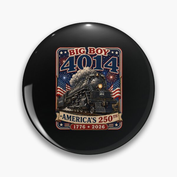 Item preview, Big Boy 4014 Train America's 250th Retro Americana designed and sold by Glow-Paw-Studio.