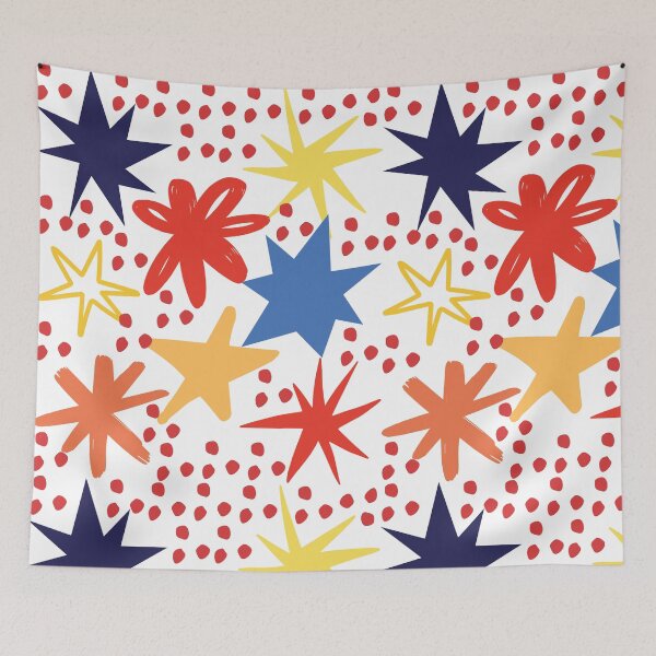 Item preview, Doodles Colorful Stars designed and sold by PublicArtDesign.