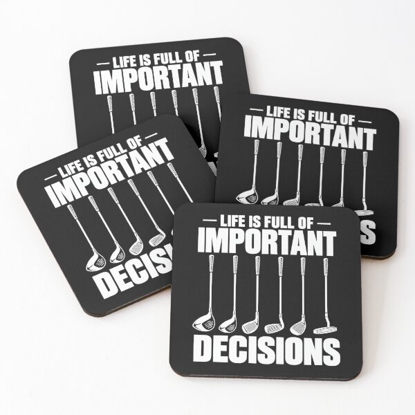 Item preview, Golf Motivation: Life Is Full of Important Decisions designed and sold by ROUX-ART.