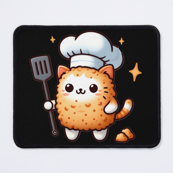 Item preview, Tater Tot Cat Chef | Funny Bonk Kitty Meme designed and sold by StickyGuys.