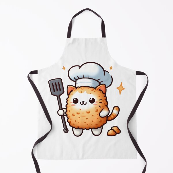 Item preview, Tater Tot Cat Chef | Funny Bonk Kitty Meme designed and sold by StickyGuys.