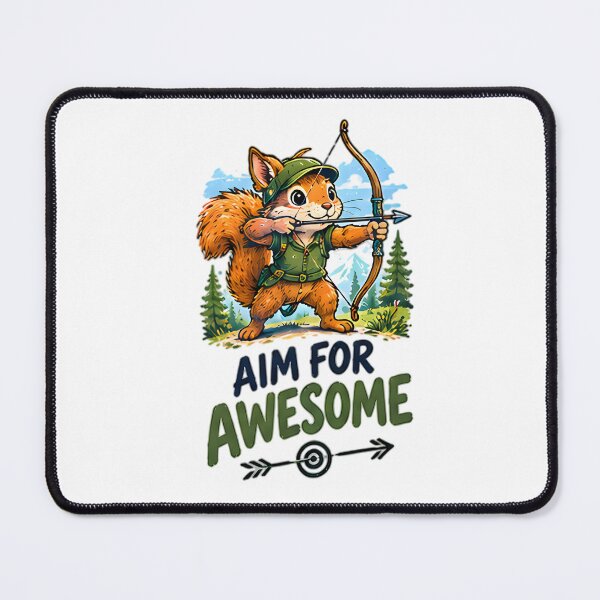 Item preview, Aim For Awesome Archery Squirrel Archer designed and sold by Pyt27.