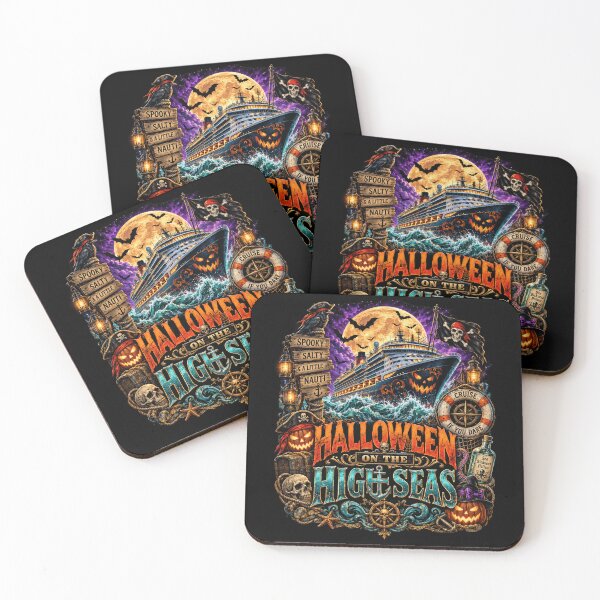 Item preview, Halloween Cruise on the High Seas designed and sold by ROUX-ART.