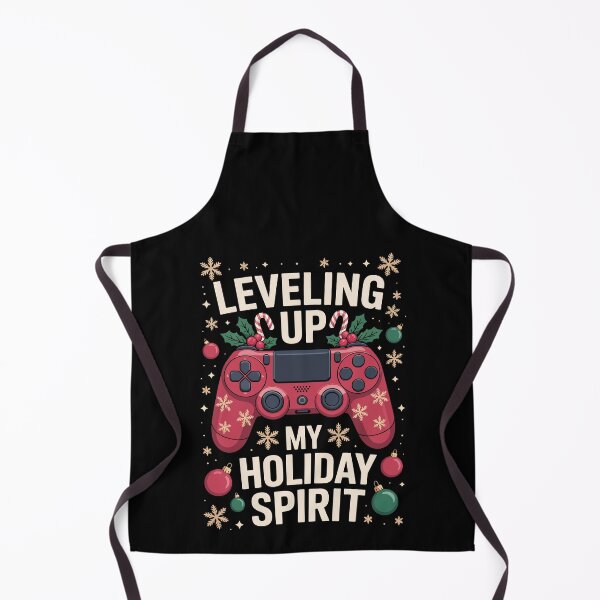 Item preview, Leveling Up My Holiday Spirit Funny Gamer Controller Christmas designed and sold by jkrphoto.