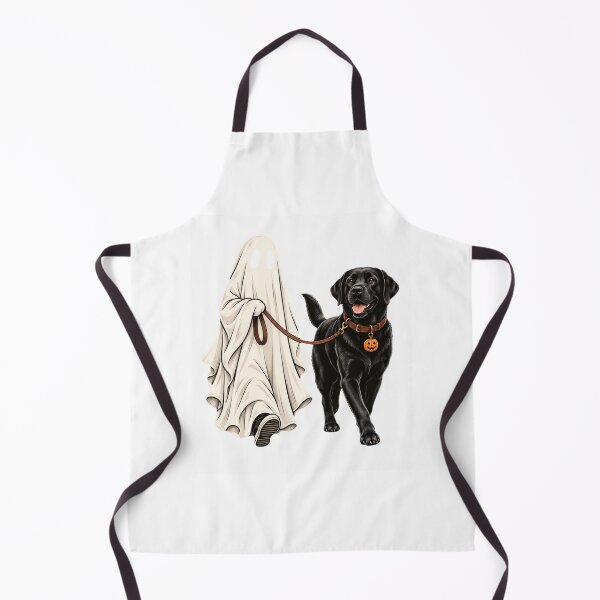 Item preview, Halloween Ghost Walking Dog designed and sold by ROUX-ART.