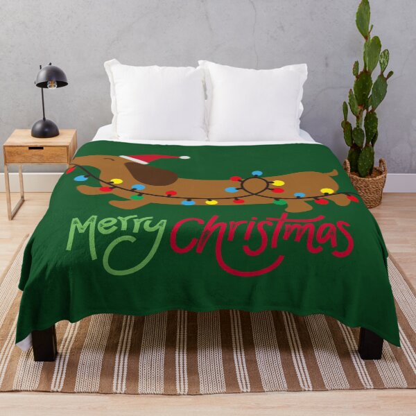 Item preview, Dachshund Merry Christmas Cute Wiener Dog designed and sold by stormk10.