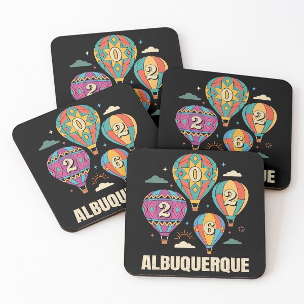 Item preview, Albuquerque 2026 Colorful Hot Air Balloon Travel Adventure designed and sold by FreshVibe Prints.