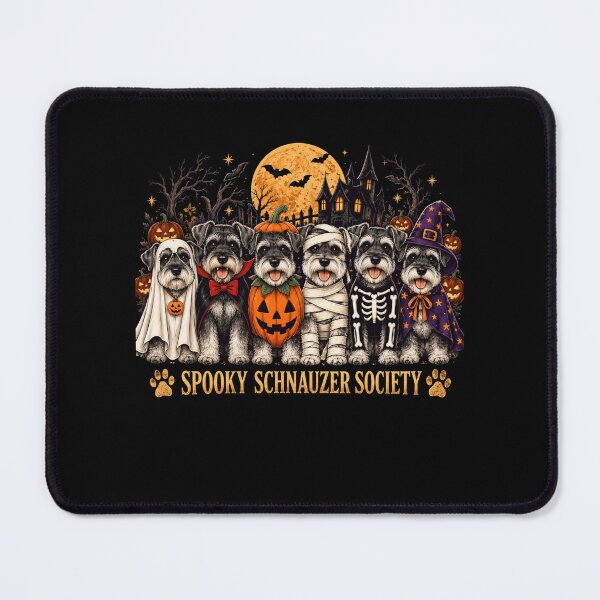 Item preview, Halloween Schnauzer Dogs | Spooky Schnauzer Society designed and sold by ROUX-ART.
