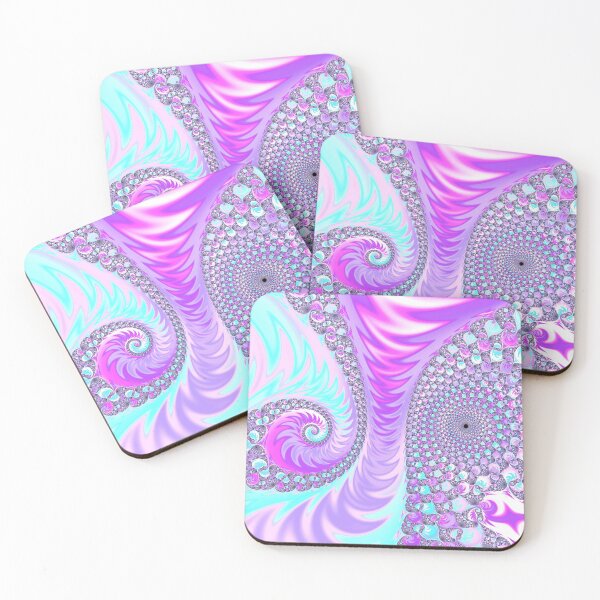 Item preview, Cyan and Pink Spiral designed and sold by Kaleiope Studio.