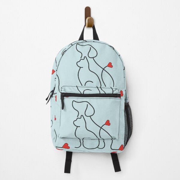 Item preview, Dog and Cat love illustration designed and sold by Doodles Down South.