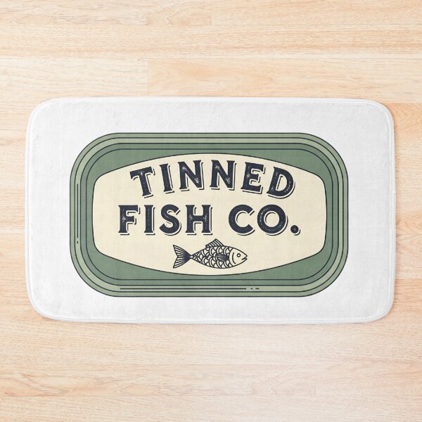 Item preview, Tinned Fish Retro Sardine Can | Vintage Dill Green Tin Label designed and sold by StickyGuys.
