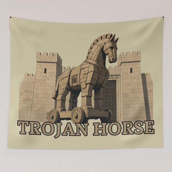 Item preview, The Trojan Horse - Ancient Greek Mythology & History designed and sold by OLYUS.