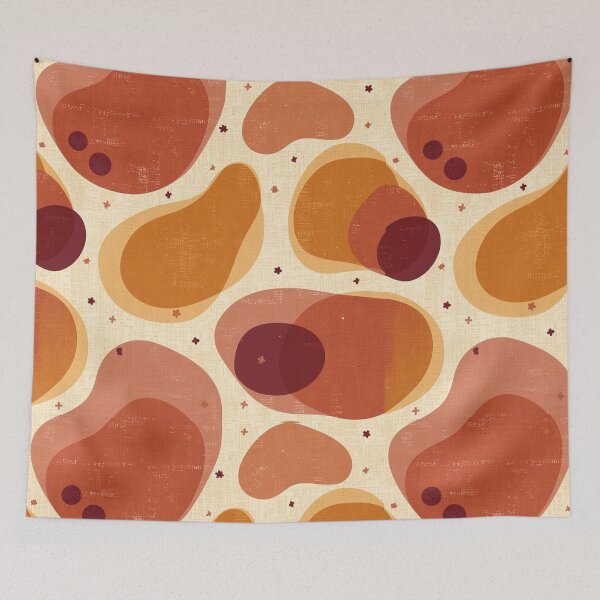 Item preview, Warm blob pattern  designed and sold by DuliDoodles.