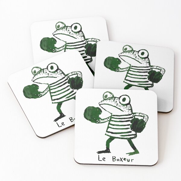 Item preview, Le Boxeur Grenouille designed and sold by Angry Swan Designs.