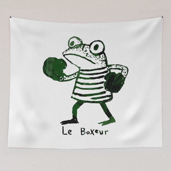 Item preview, Le Boxeur Grenouille designed and sold by Angry Swan Designs.
